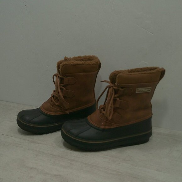 LONDON FOG Boys Waterproof Cheshire Duck Cold Weather Snow Winter Boot Size 12 - Picture 5 of 10